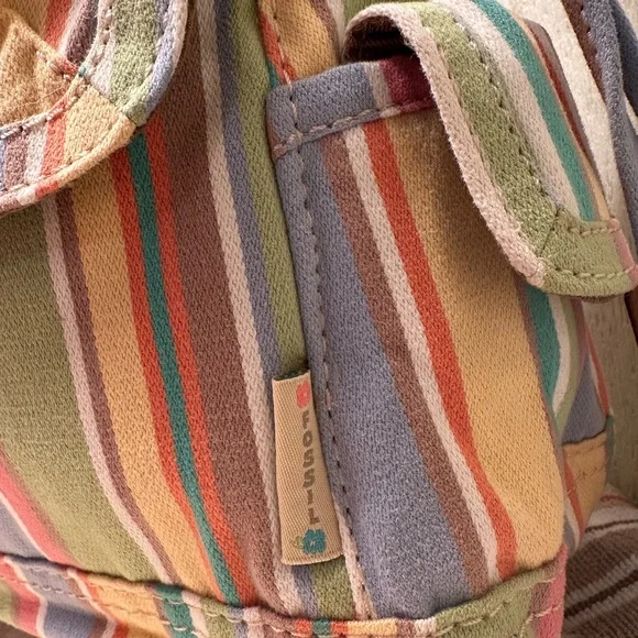 Fossil Pastel Striped Shoulder Bag - Picture 6 of 10